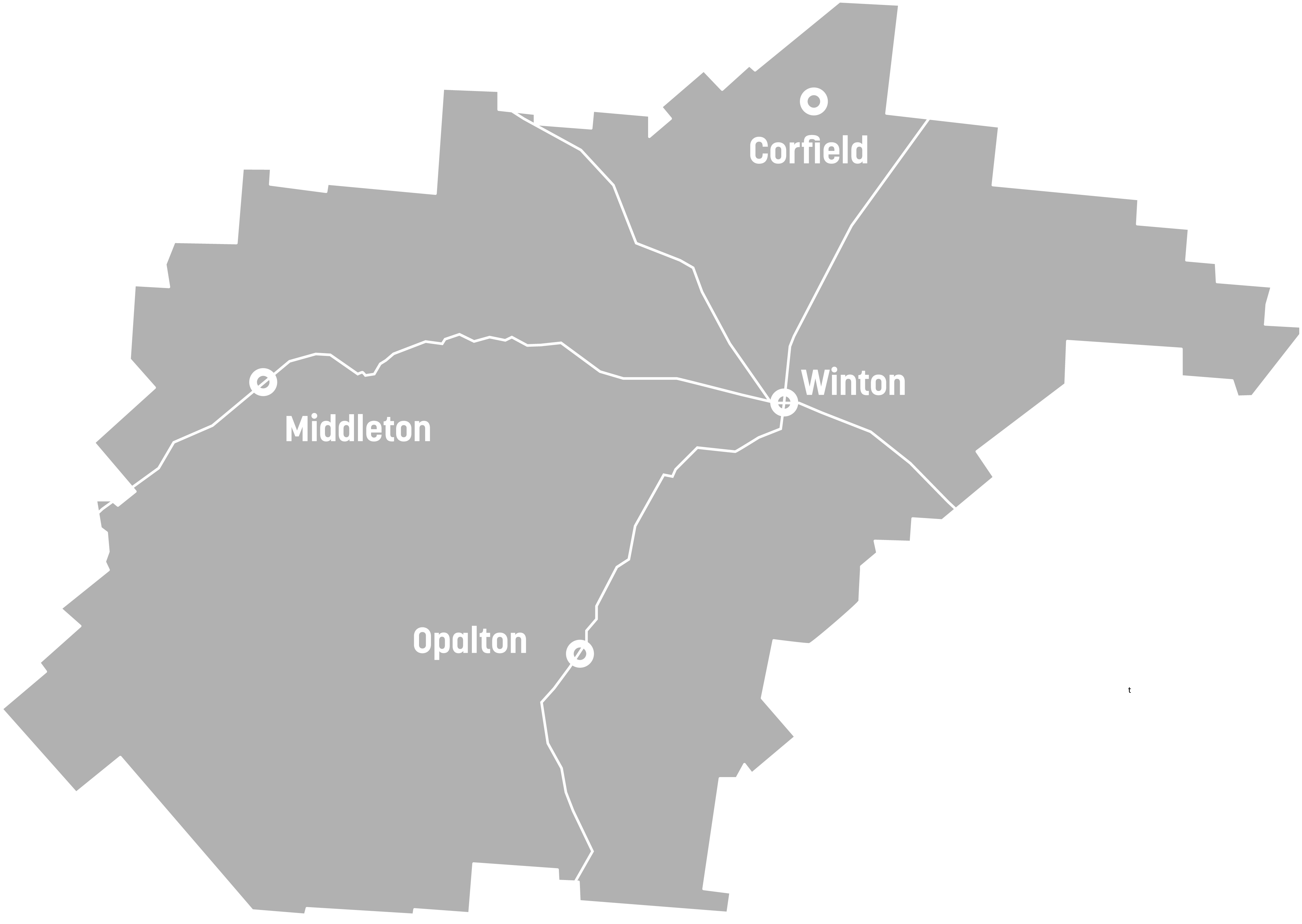 Map of Winton Region